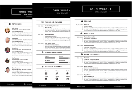 microsoft office resume templates downloads